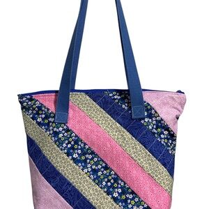 Quilted purse boho shoulder bag patchwork tote